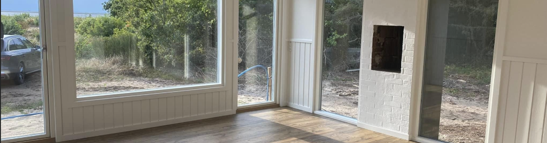 Udskiftning af lofter og gulve i sommerhus